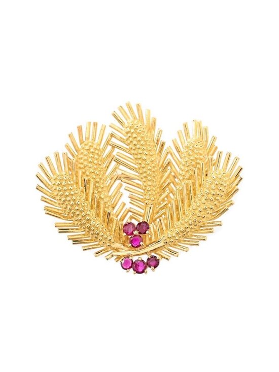 Tiffany & Co. Jewelry - Tiffany & Co Brooch Ruby